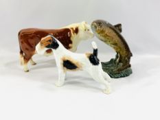 Three items of Beswick pottery