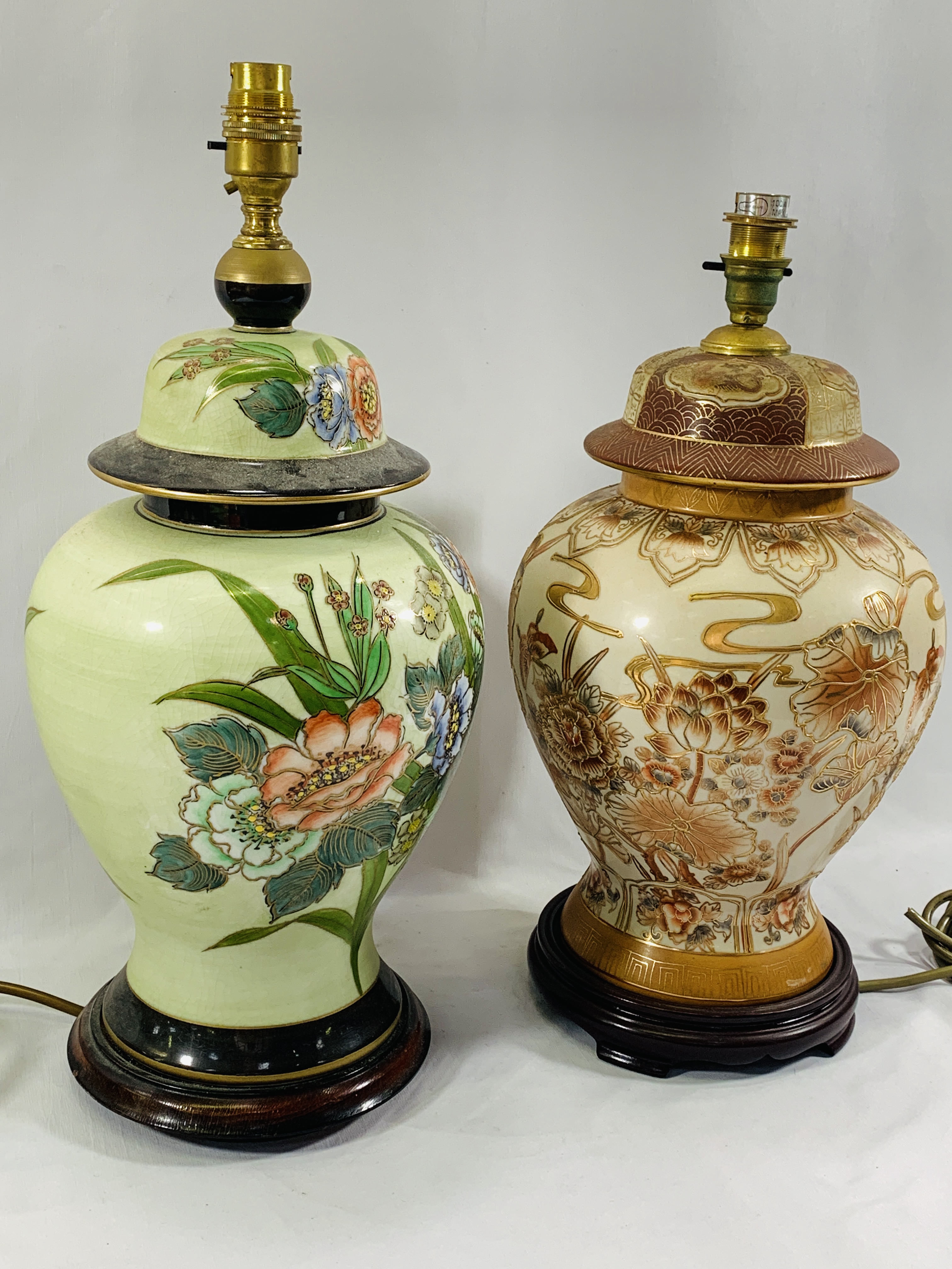 Two Oriental style table lamps - Image 3 of 3
