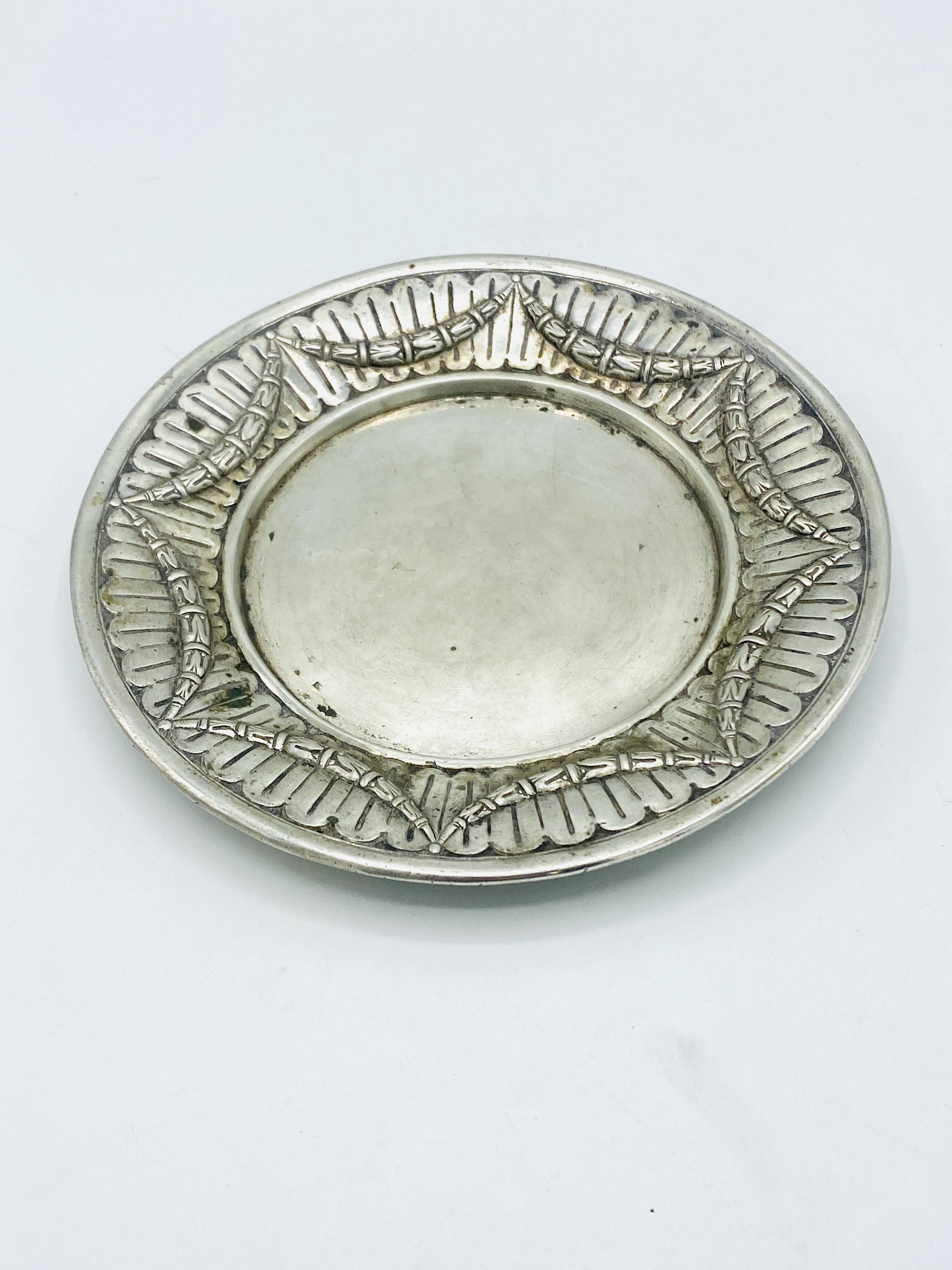 German Hanau silver tray