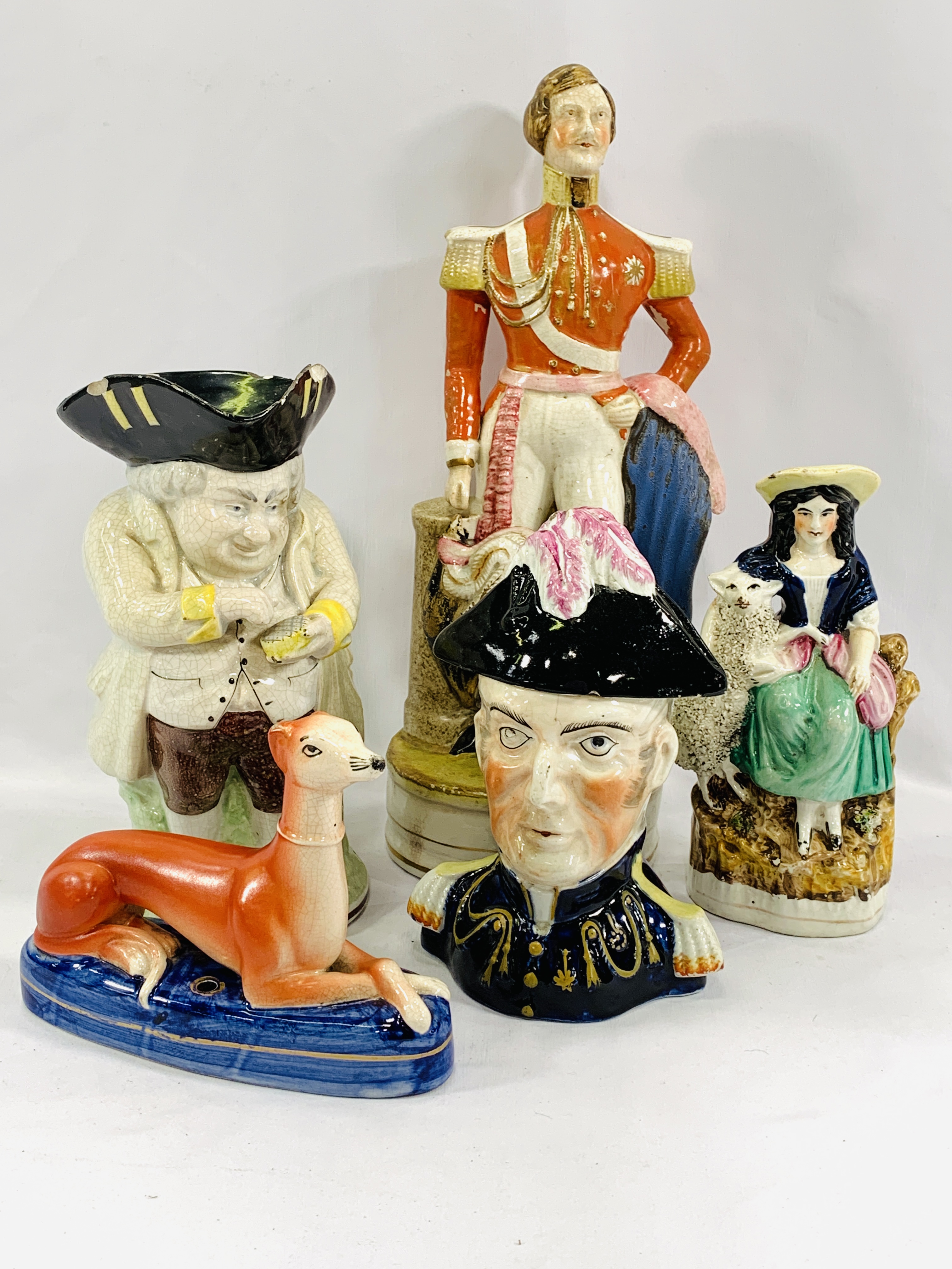 A collection of Staffordshire pottery - Image 4 of 4