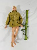 Action man figure and accessories