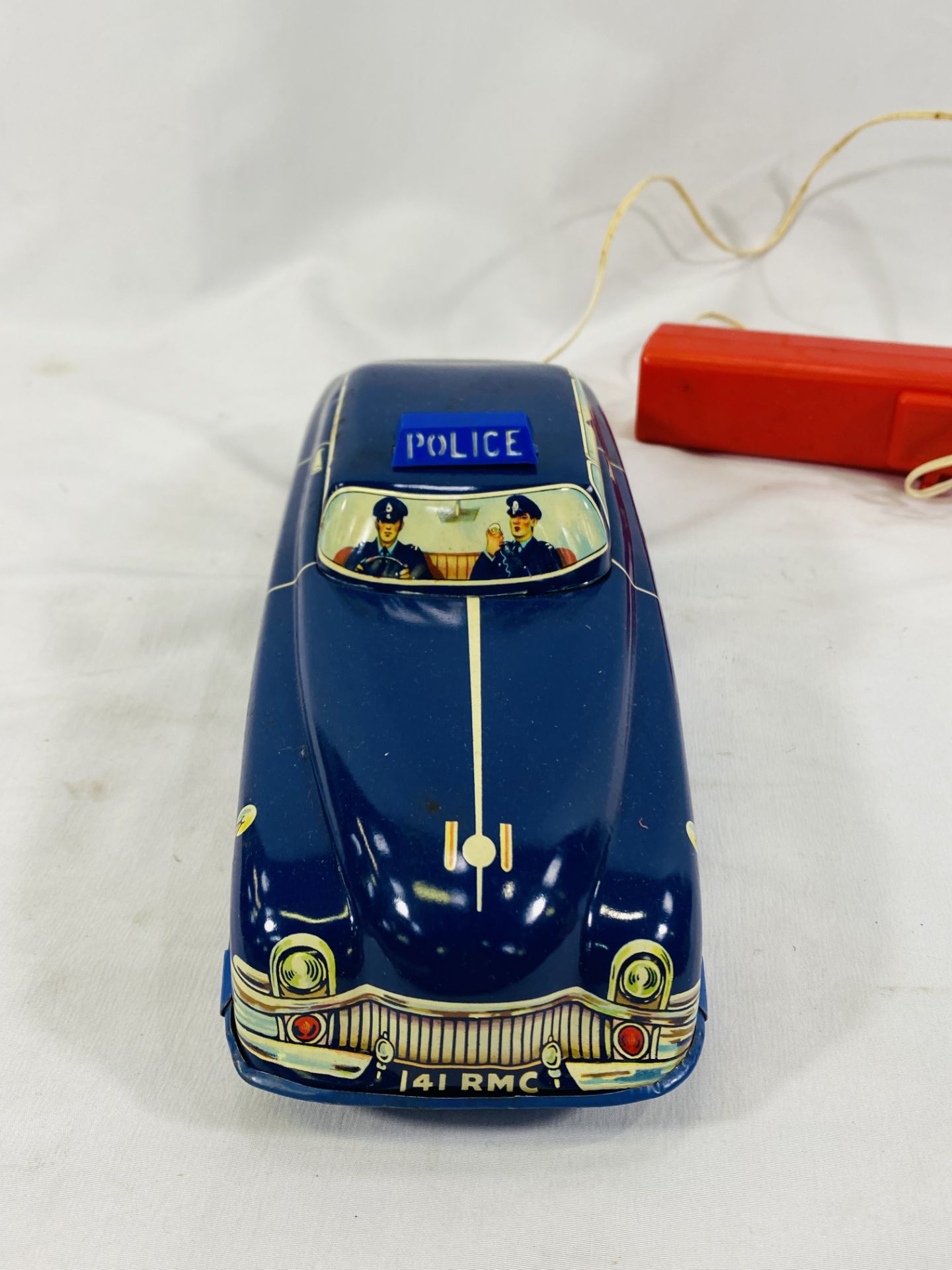 A boxed tinplate battery operated police car - Image 3 of 4