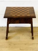 Walnut chess table