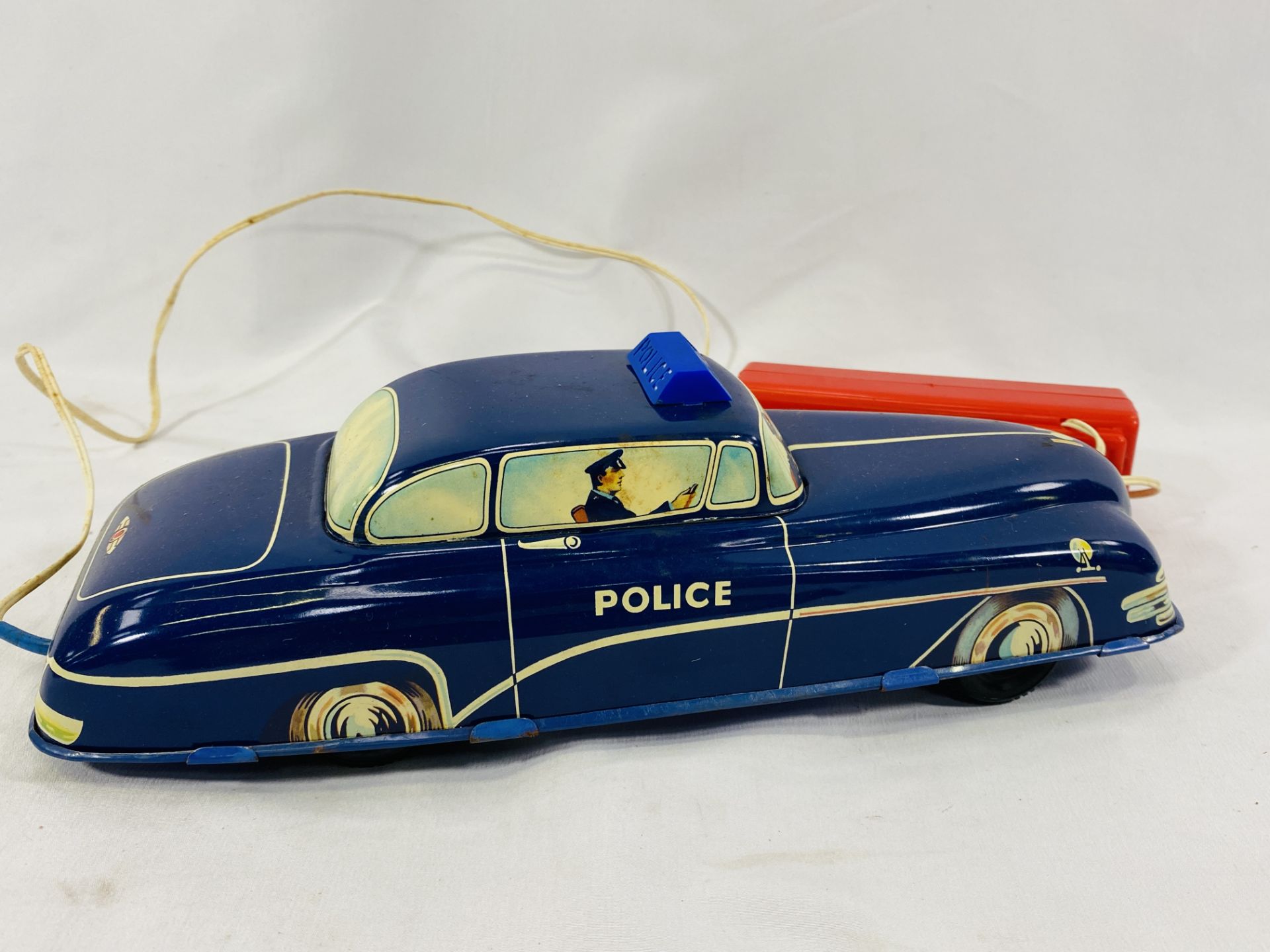 A boxed tinplate battery operated police car - Image 4 of 4