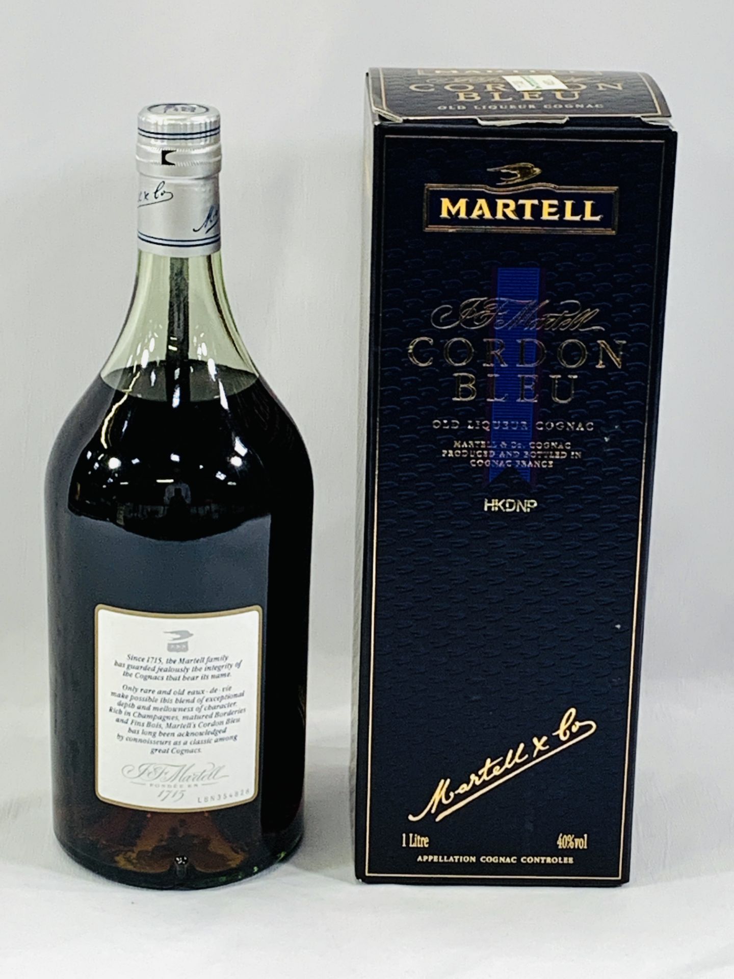 Martell Cordon Bleu cognac brandy - Image 2 of 3