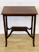 Mahogany display table