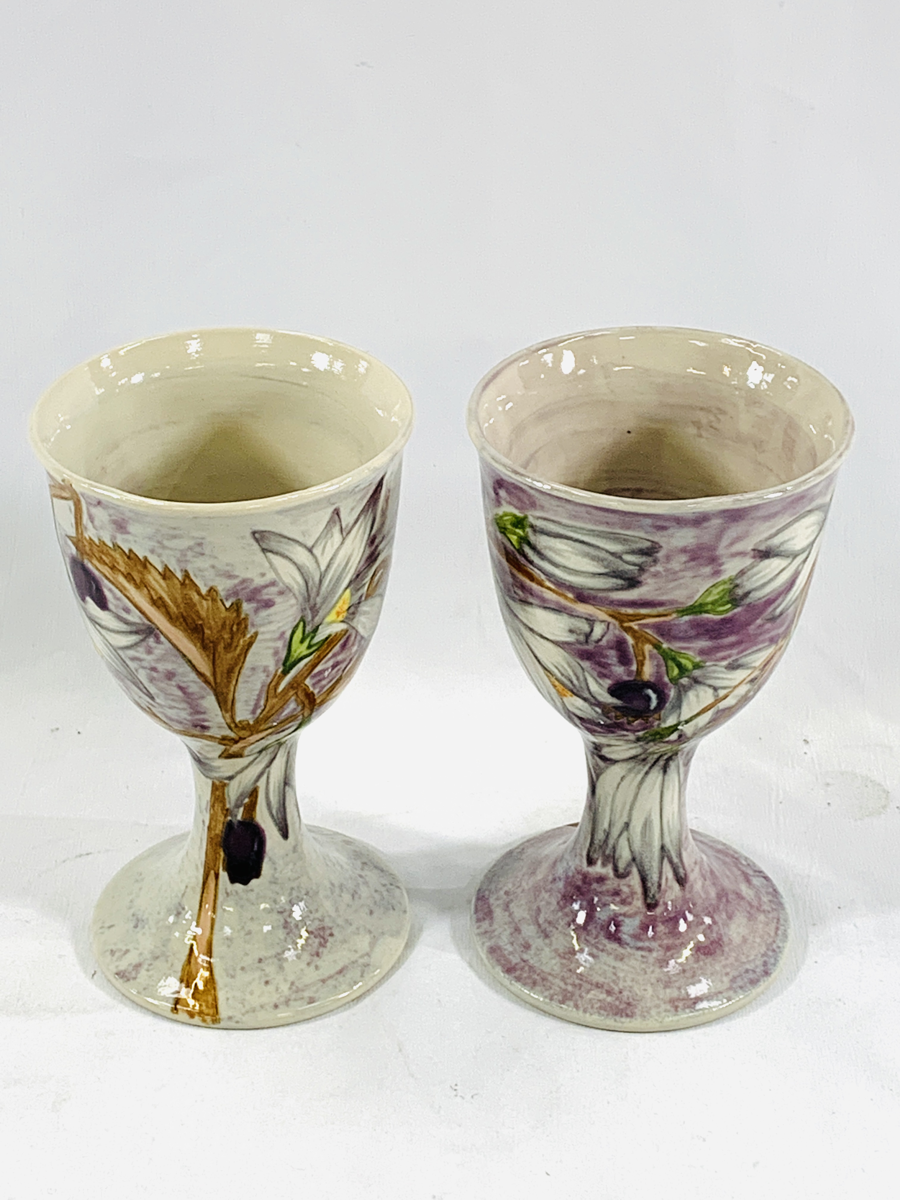 Two Cobridge goblets - Image 3 of 4