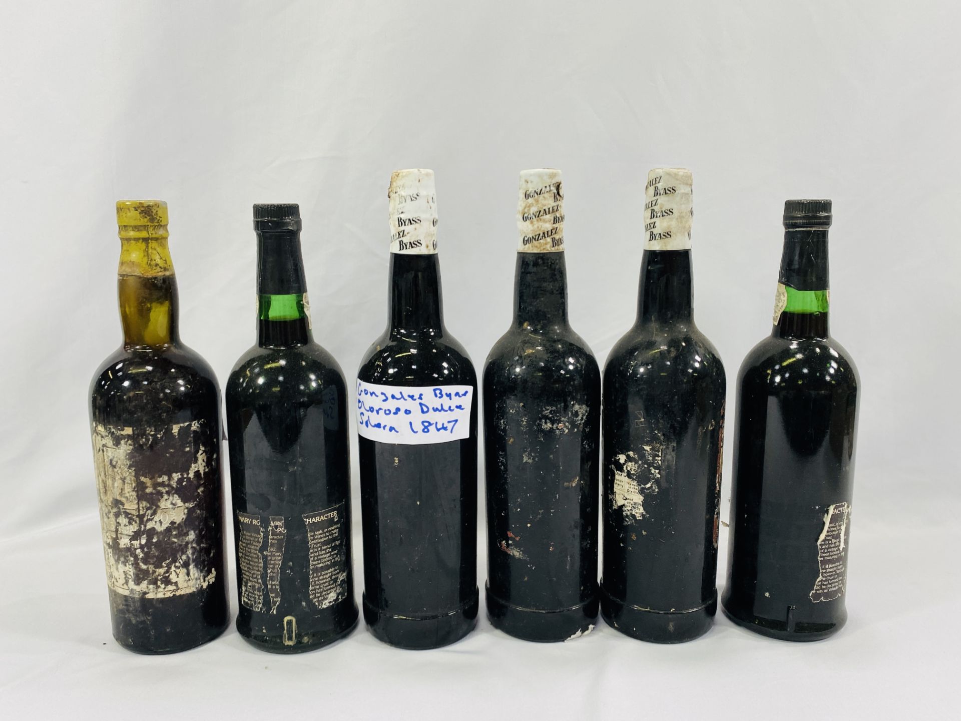 Four bottles of sherry and two of port - Image 2 of 2