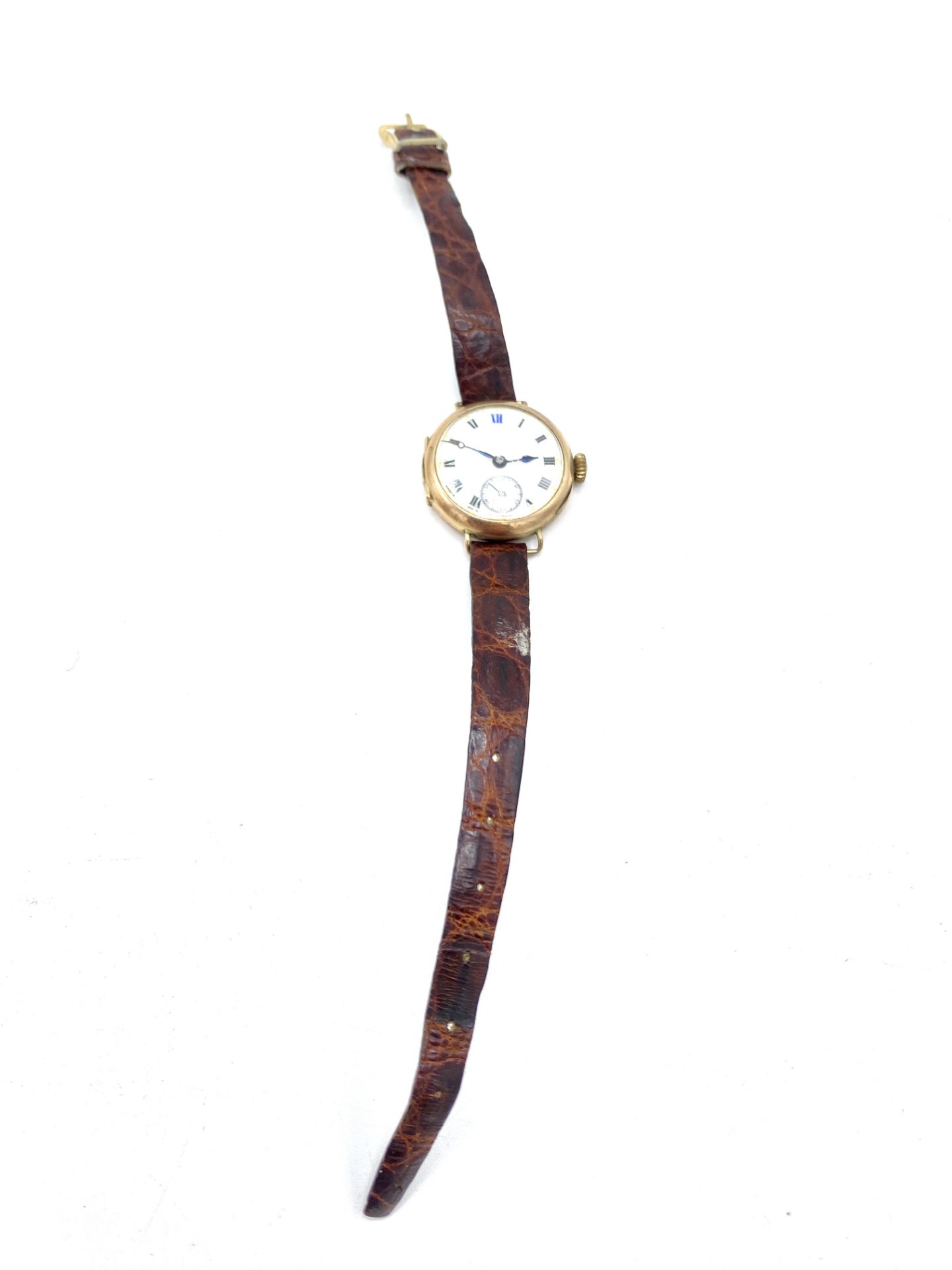 Edwardian 9ct gold case lady's wrist watch - Image 3 of 3