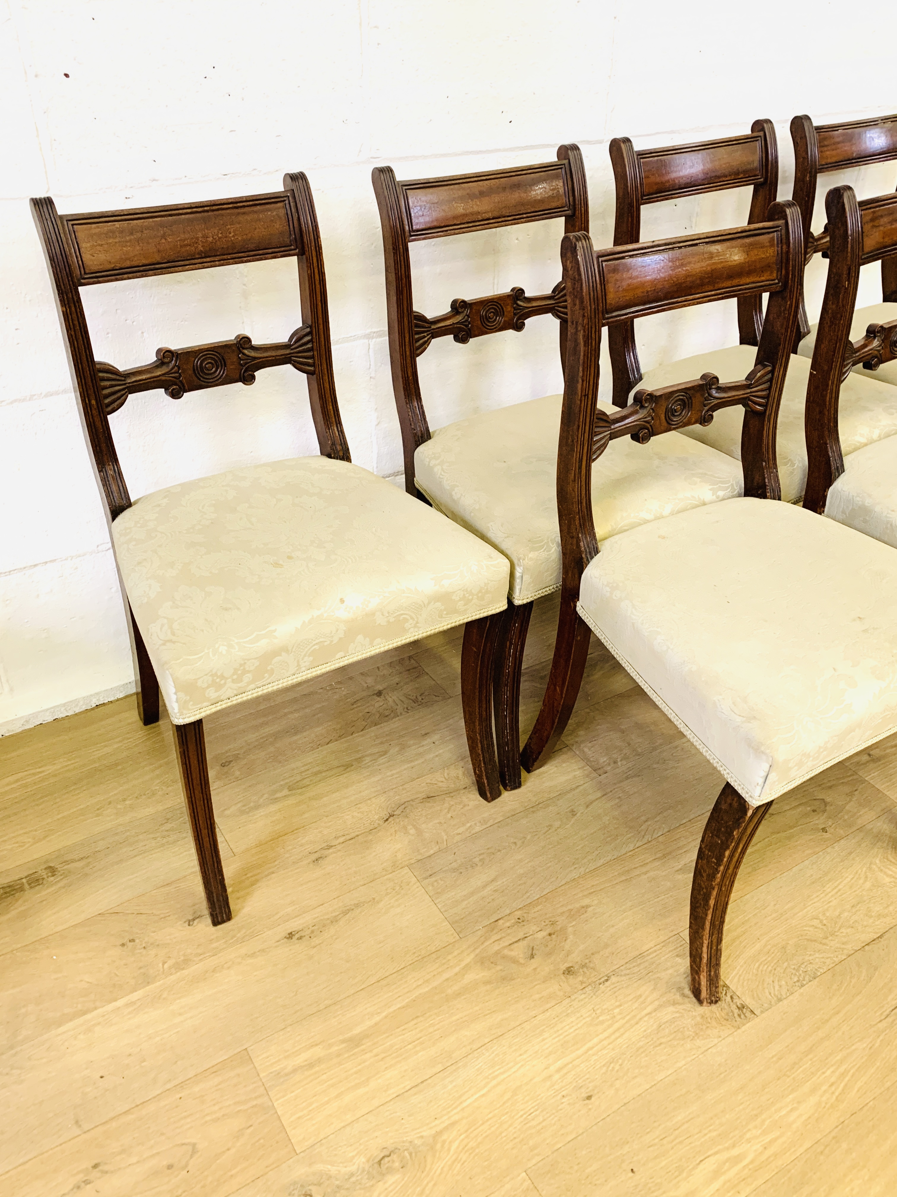 Set of six dining chairs - Image 3 of 5
