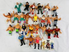 Collection of wrestling figures