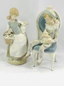 Two Lladro figures