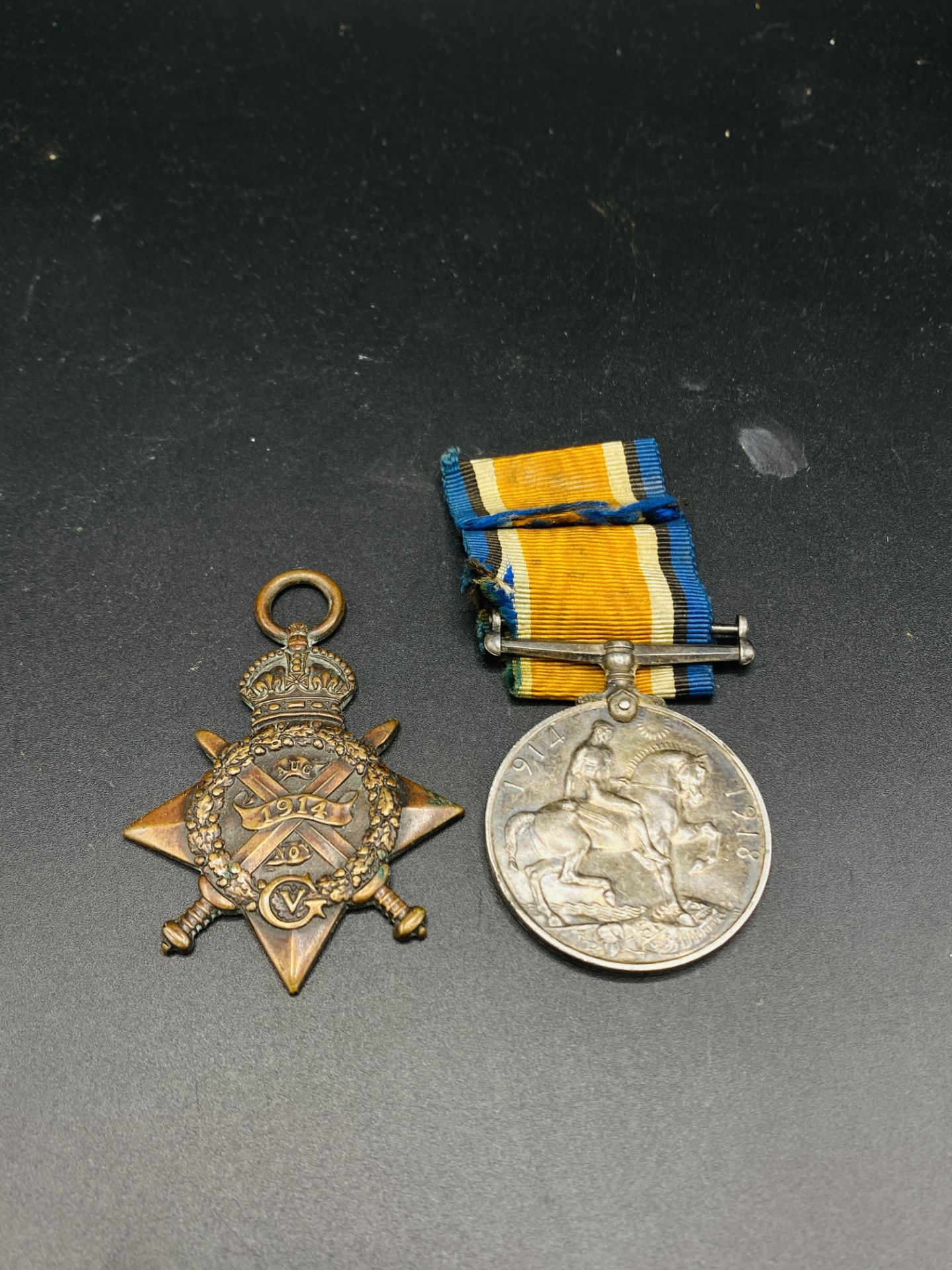 Collection of World War 1 medals
