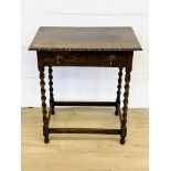 Oak occasional table