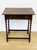 Oak occasional table