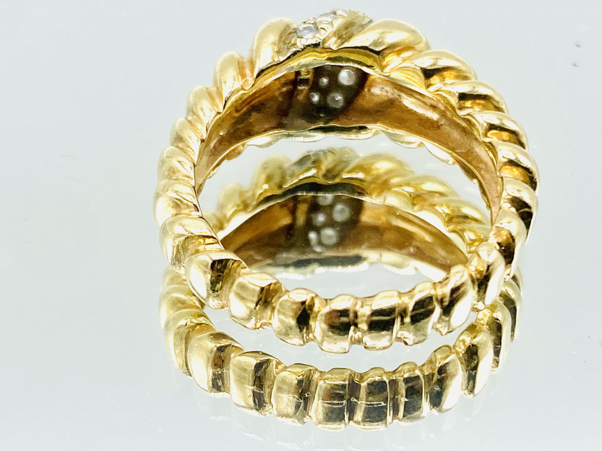 14K gold and diamond ring - Image 3 of 5