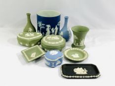 Collection of Wedgwood jasperware