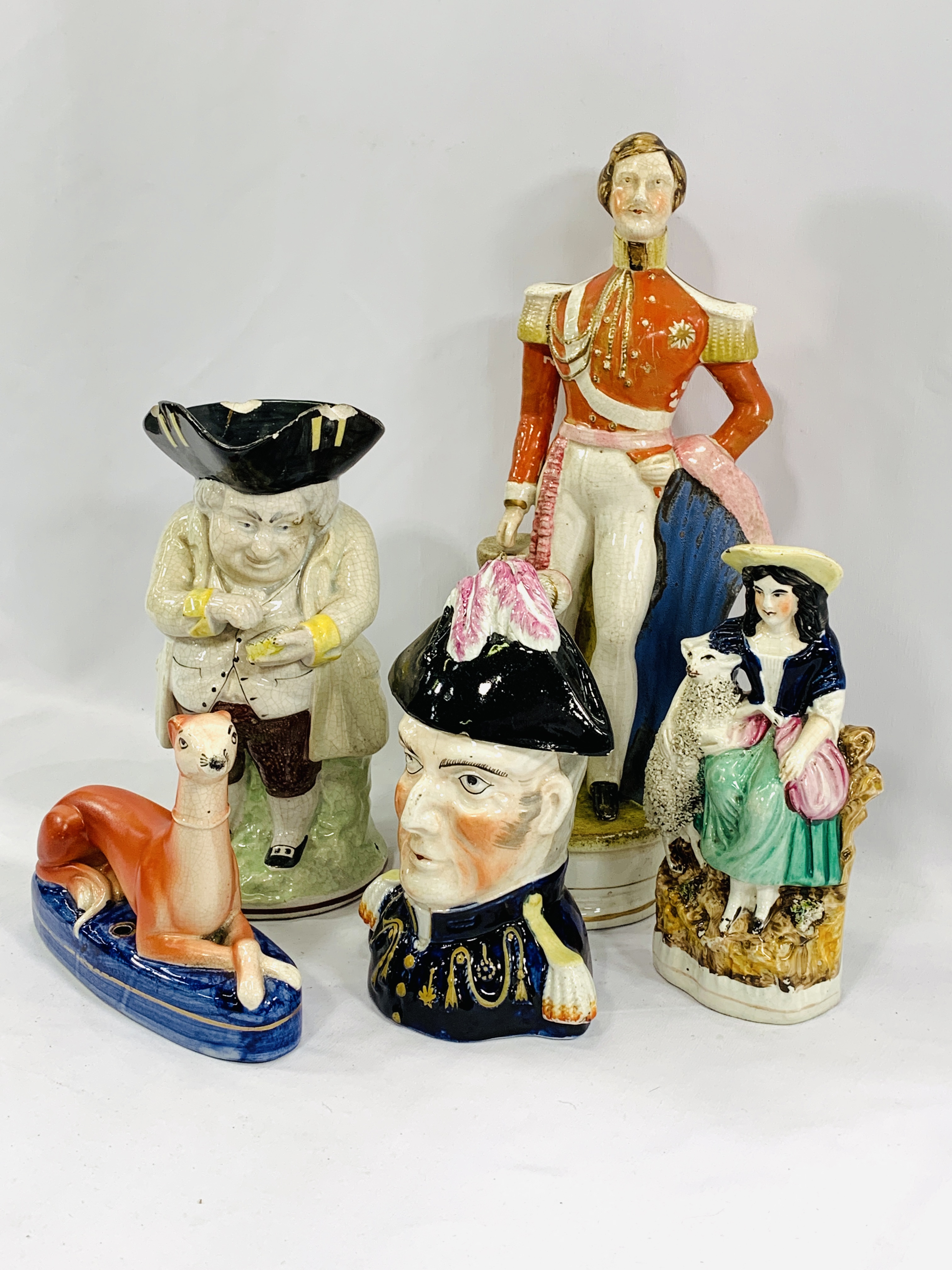 A collection of Staffordshire pottery - Image 2 of 4