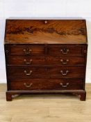 Mahogany drop front bureau