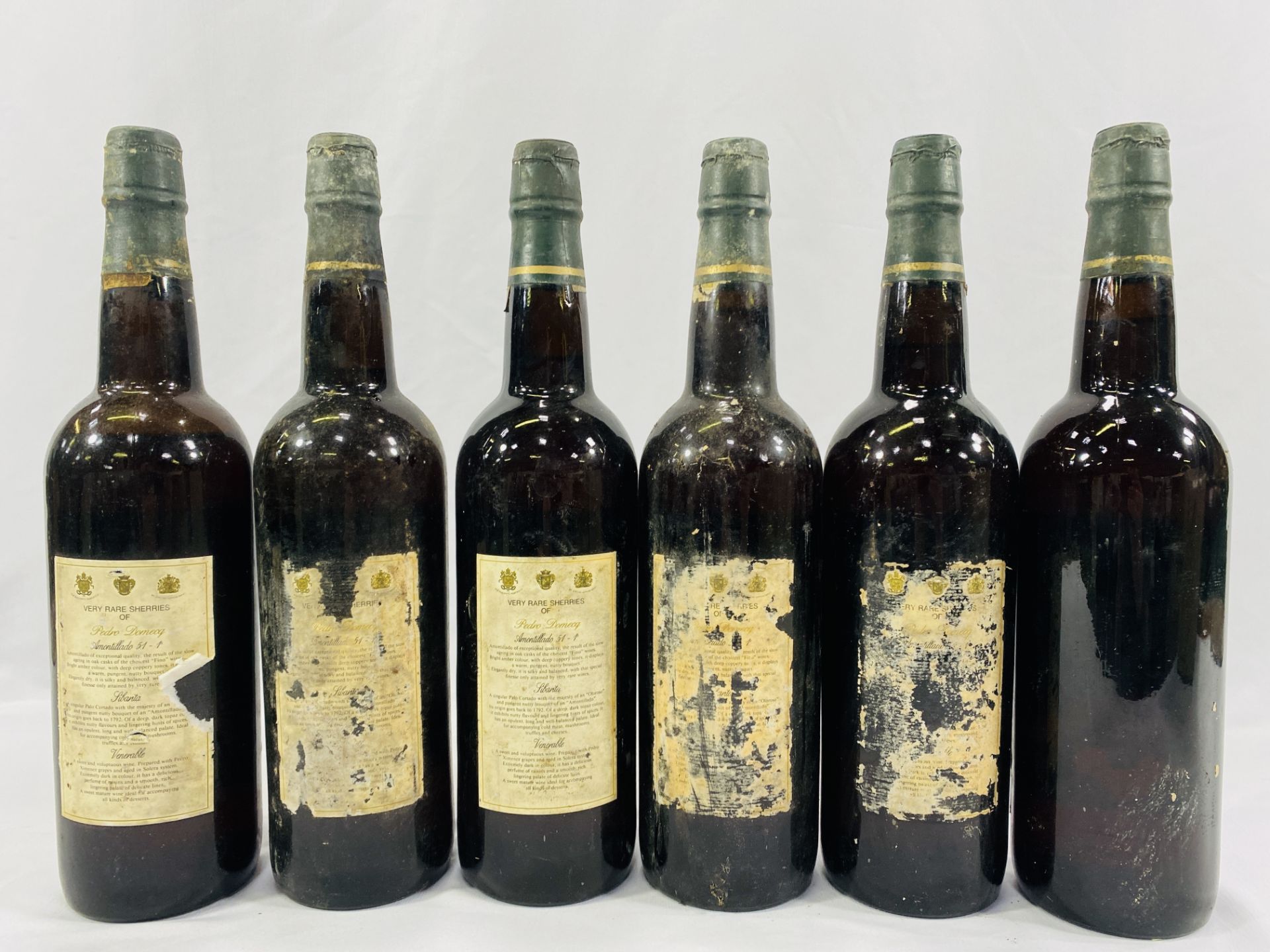 Six bottles Pedro Domecq Amontillado 51-1a sherry - Image 2 of 2