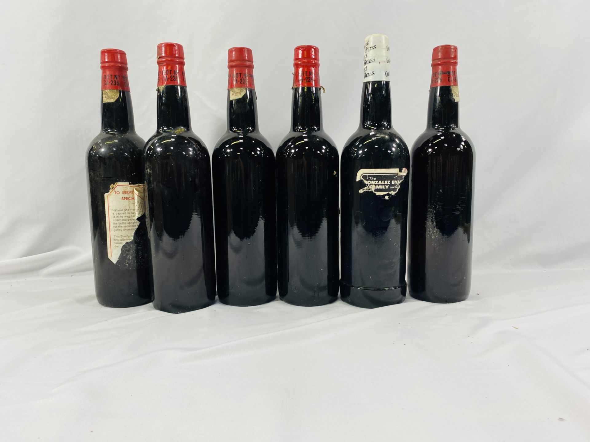 Six bottles of sherry - Image 2 of 2