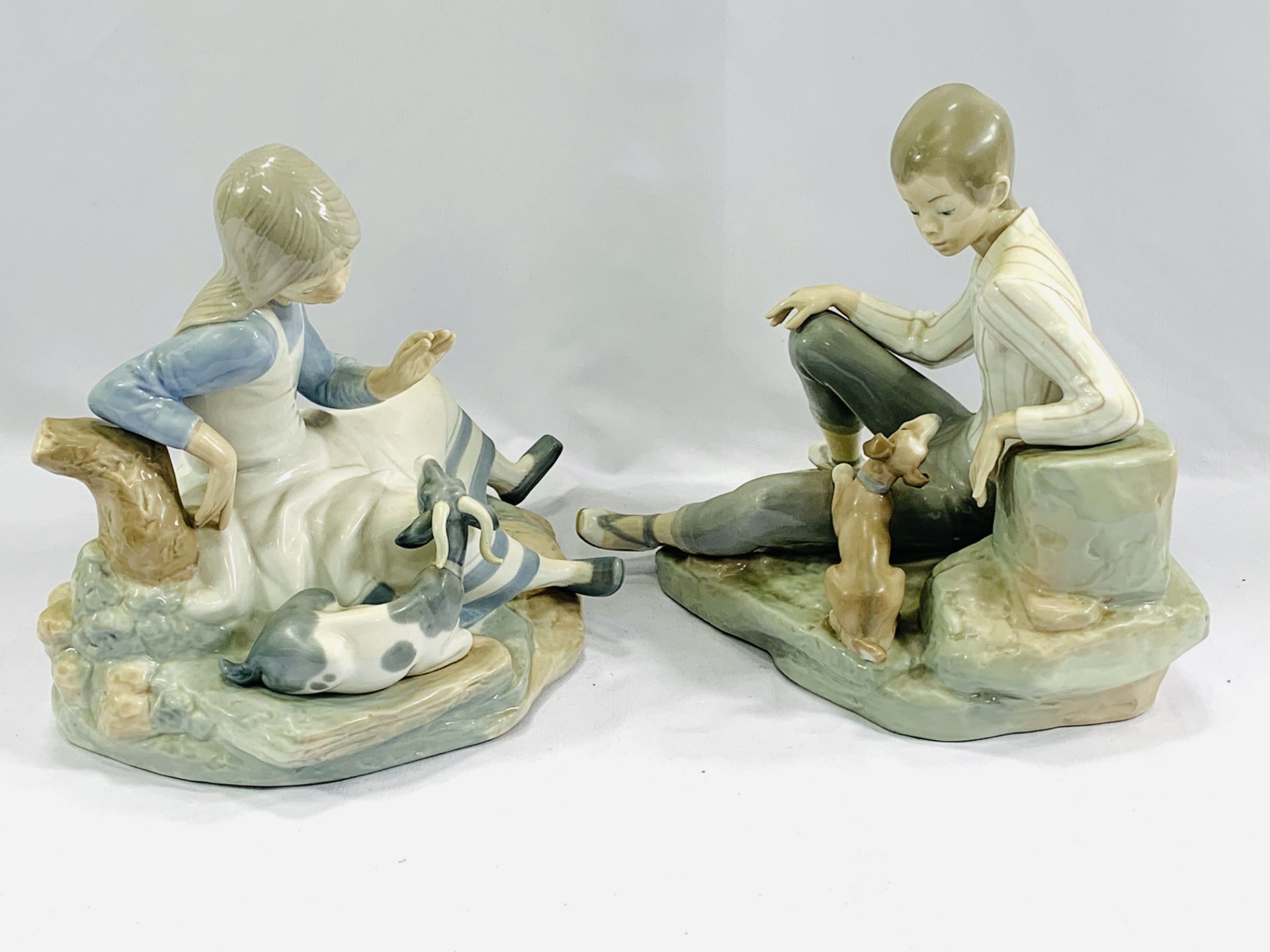 A Nao figure and a Lladro figure - Image 2 of 8