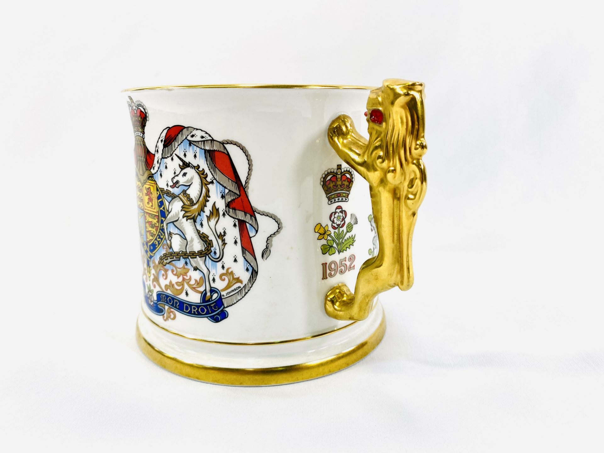 Paragon china loving cup - Image 4 of 7