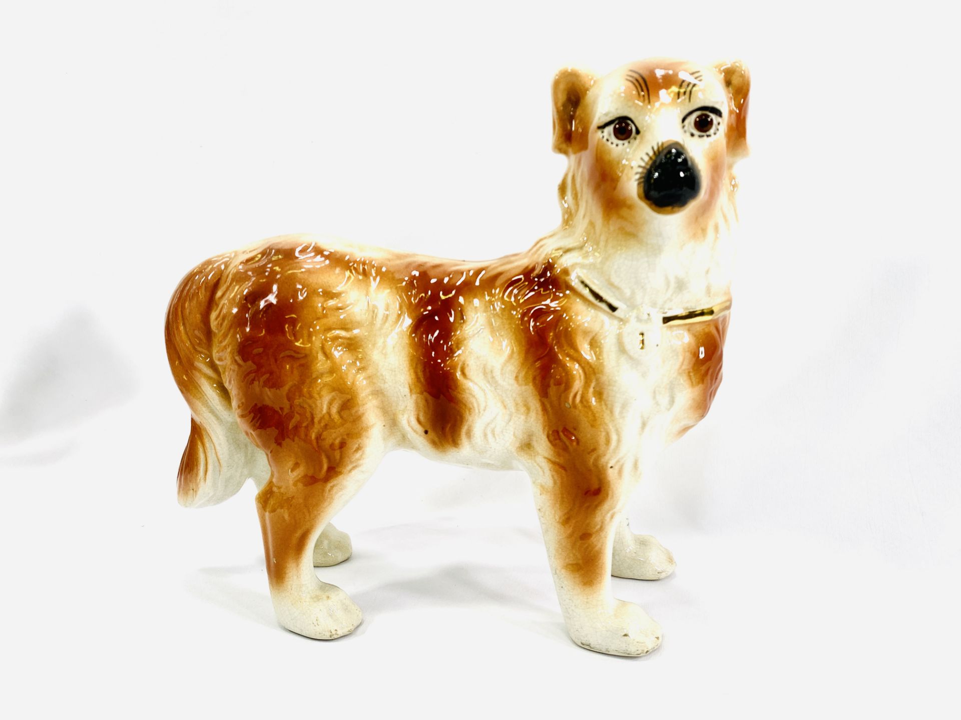 A collection of Staffordshire dogs - Image 2 of 11