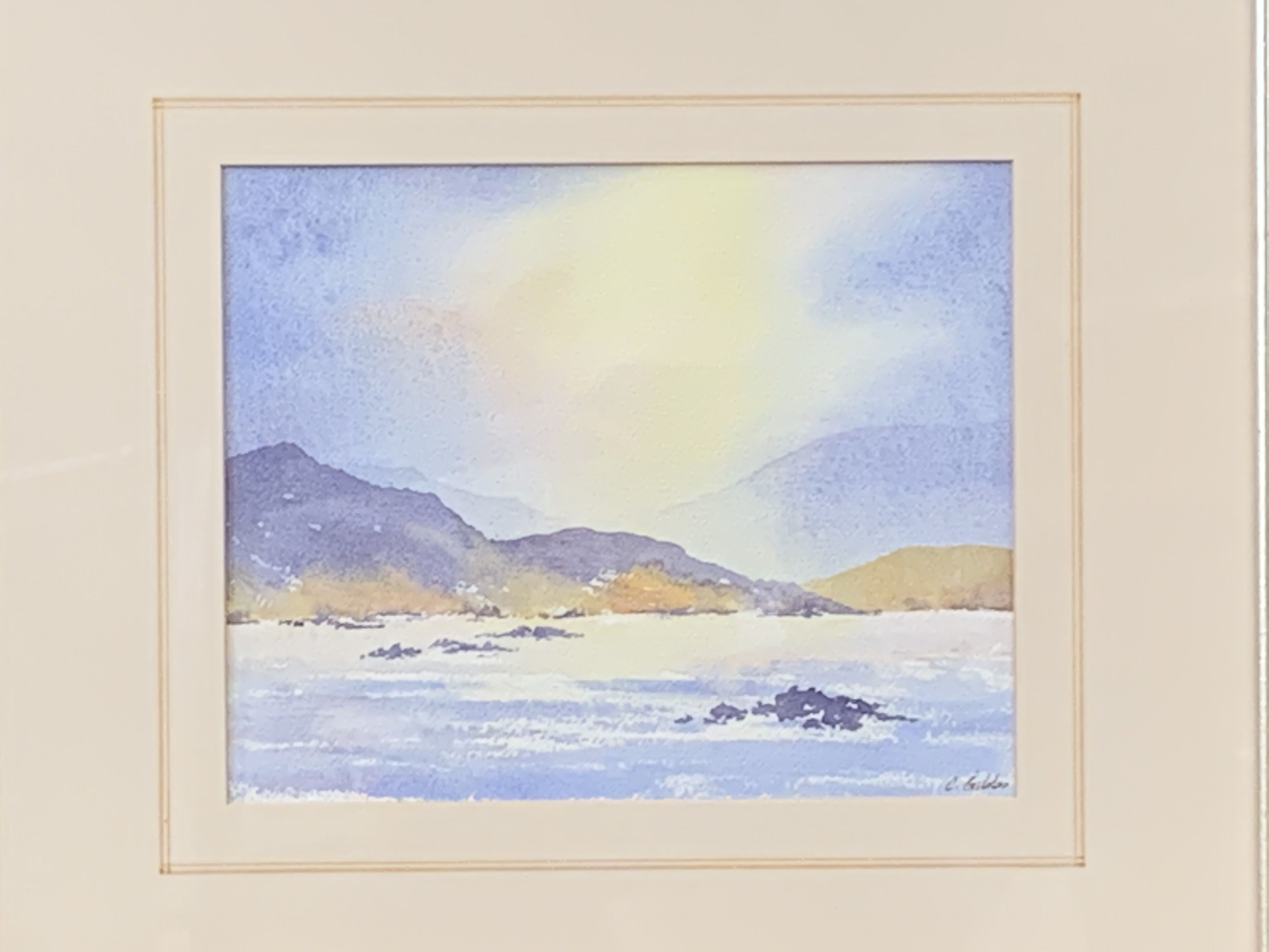 Two framed and glazed watercolours - Image 4 of 4