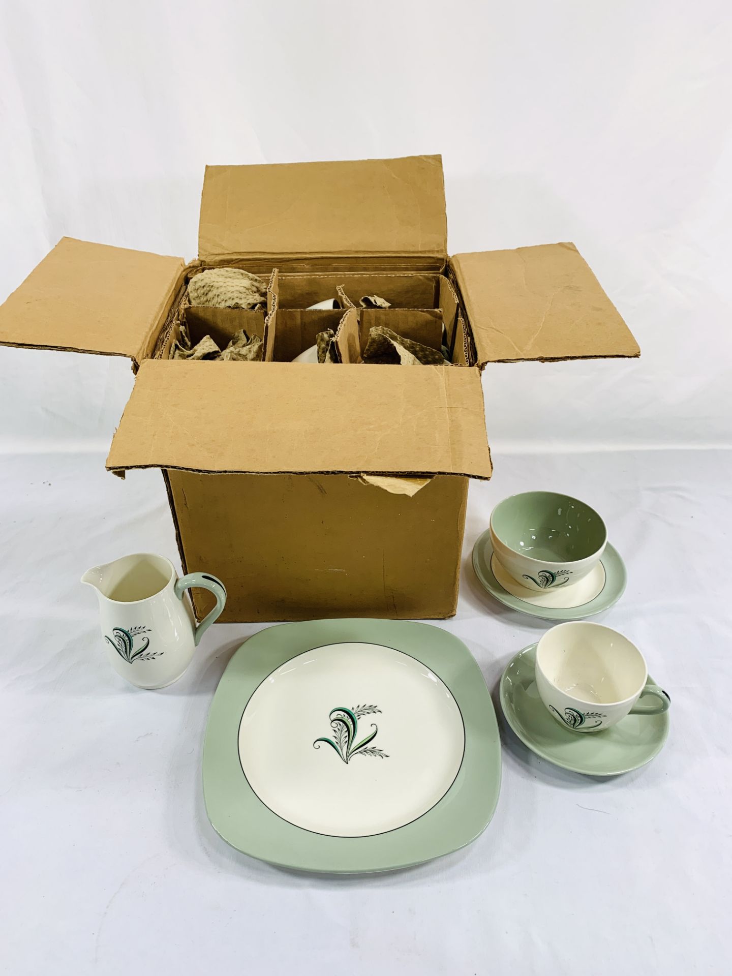 A Copeland Spode Olympus tea set in original packaging