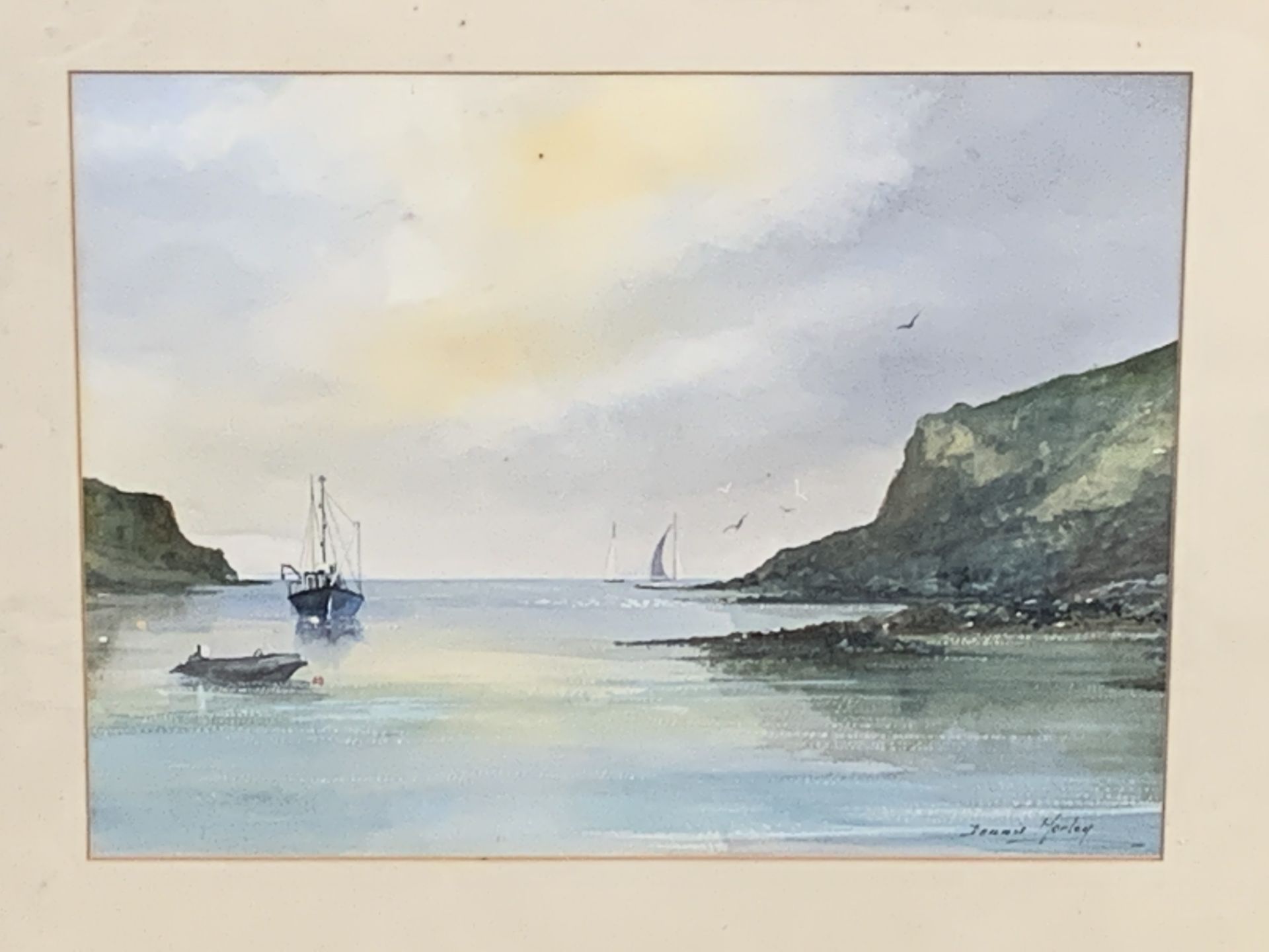 Dennis Morley, signed watercolour