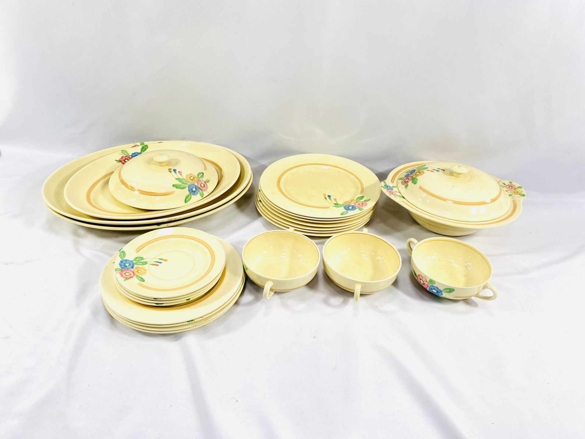 Clarice Cliff Newport Pottery part dinner service