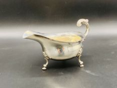 Silver sauce boat