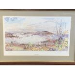 Three framed and glazed prints of the Isles of Scilly