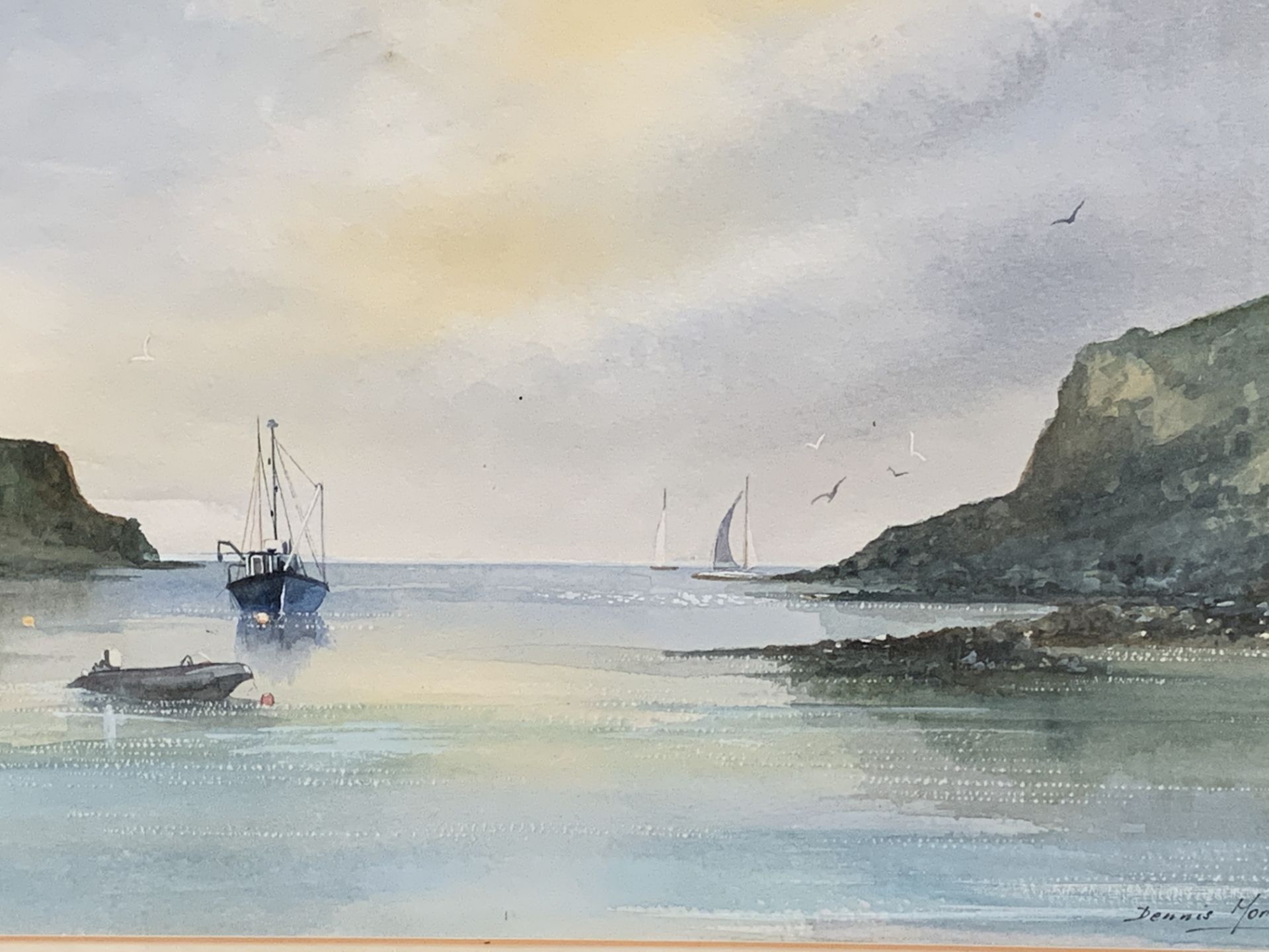 Dennis Morley, signed watercolour - Image 2 of 3