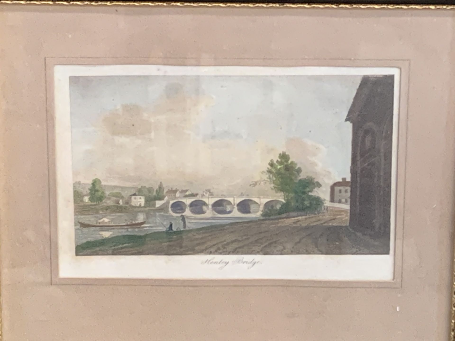 Three framed and glazed prints of local scenes