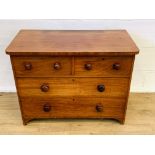 Mahogany chest of drawers