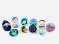 Collection of paperweights