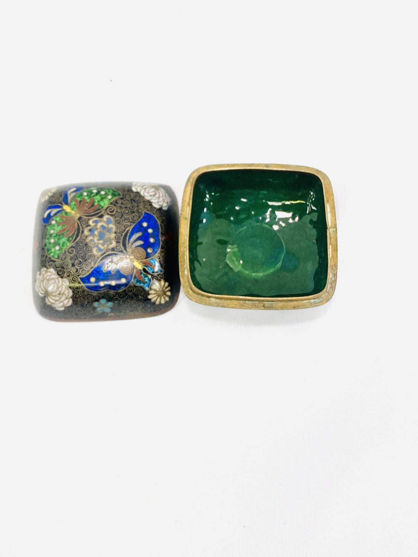 Five items of cloisonne - Image 8 of 9