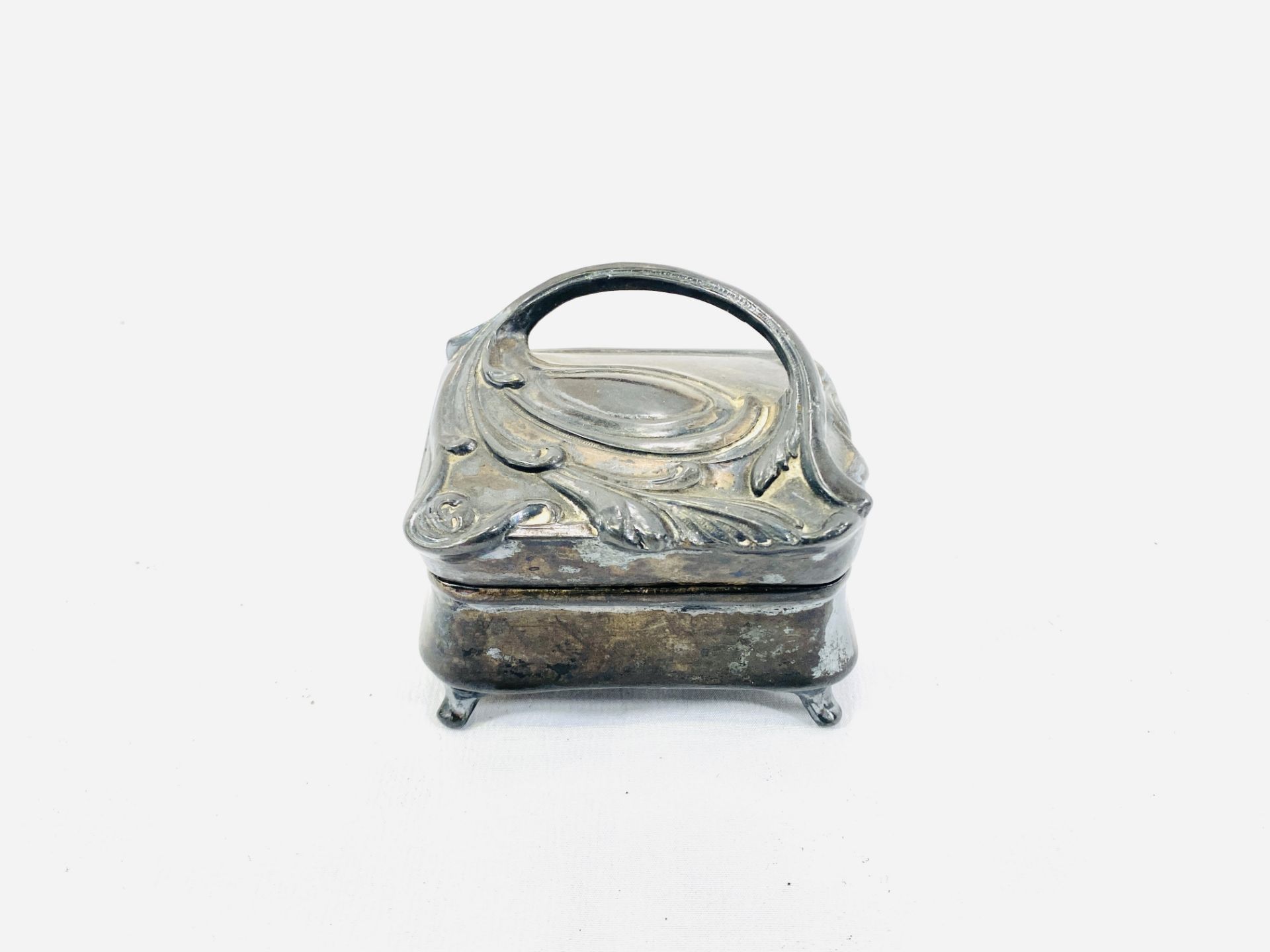 Four art nouveau jewellery caskets - Image 8 of 11