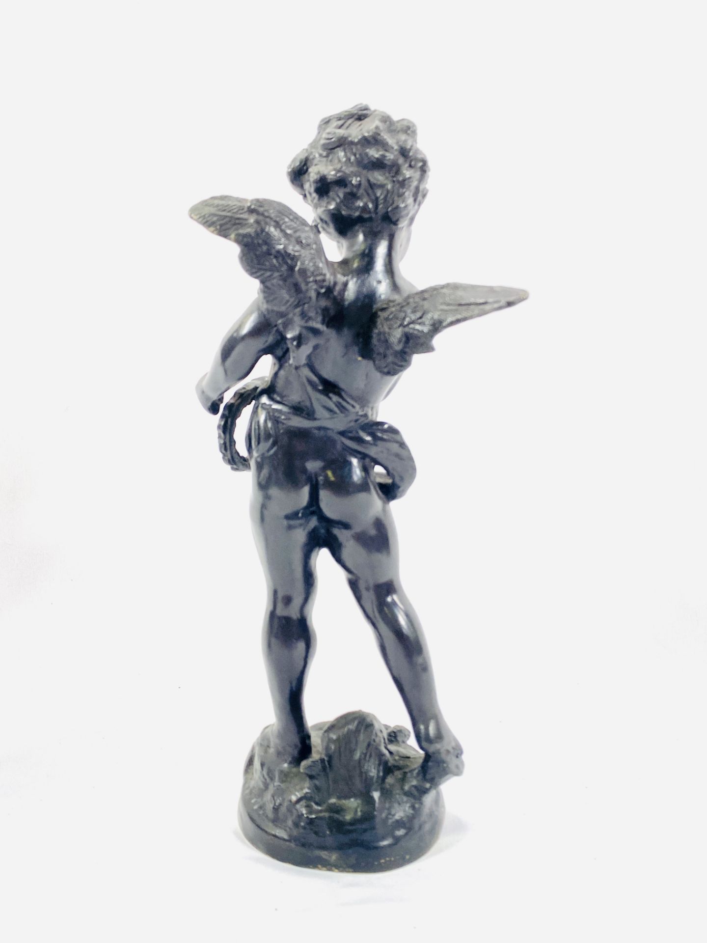 Two brass figures of cherubs - Image 3 of 7