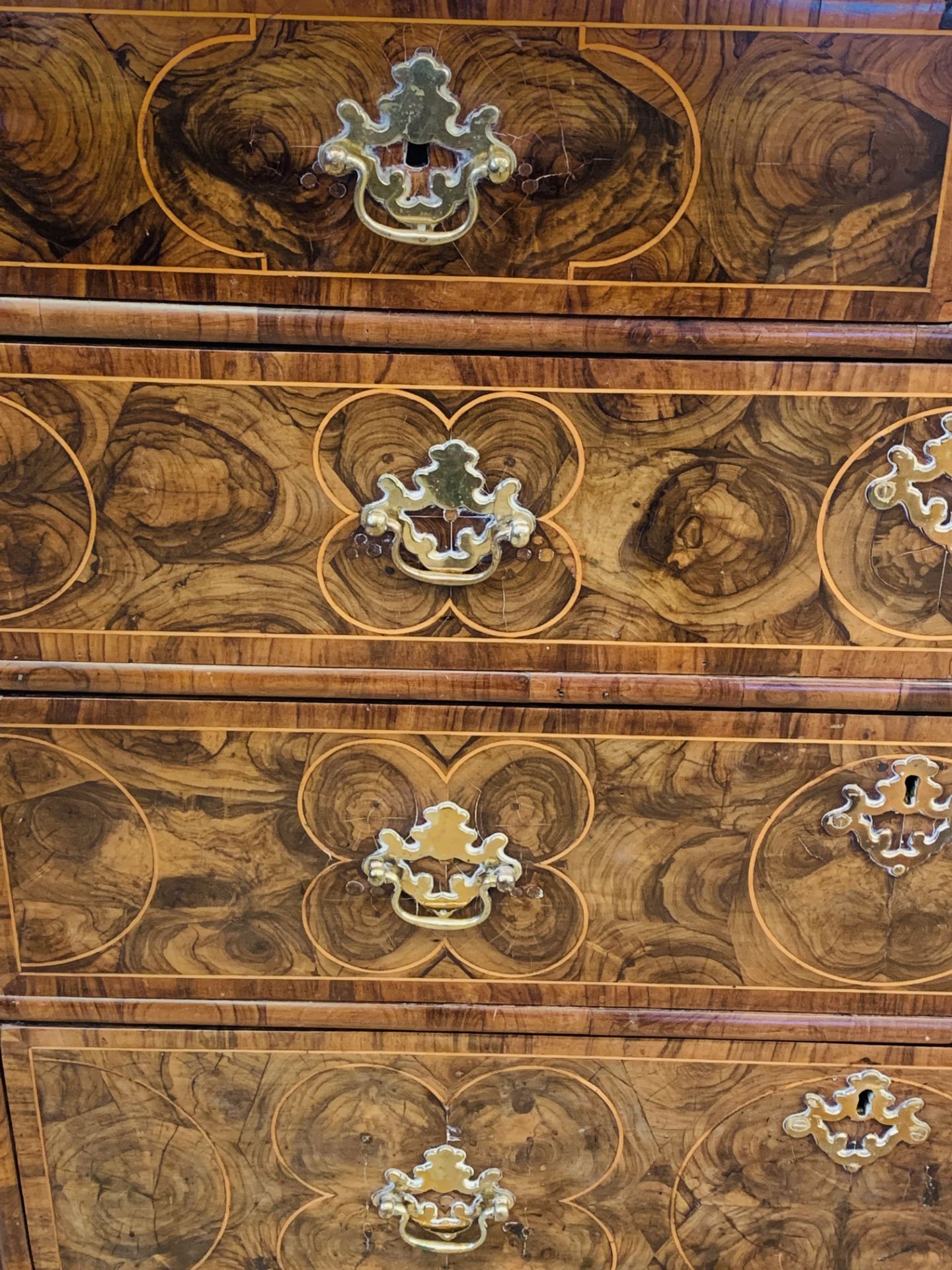 William and Mary period chest of drawers - Image 7 of 11