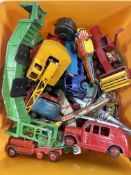 A quantity of mainly die cast vehicles.