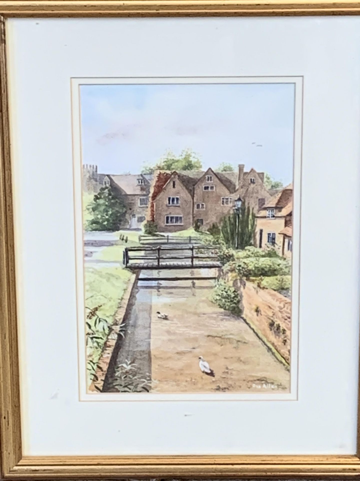 Des Allen, signed watercolour