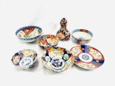 A quantity of Imari bowls