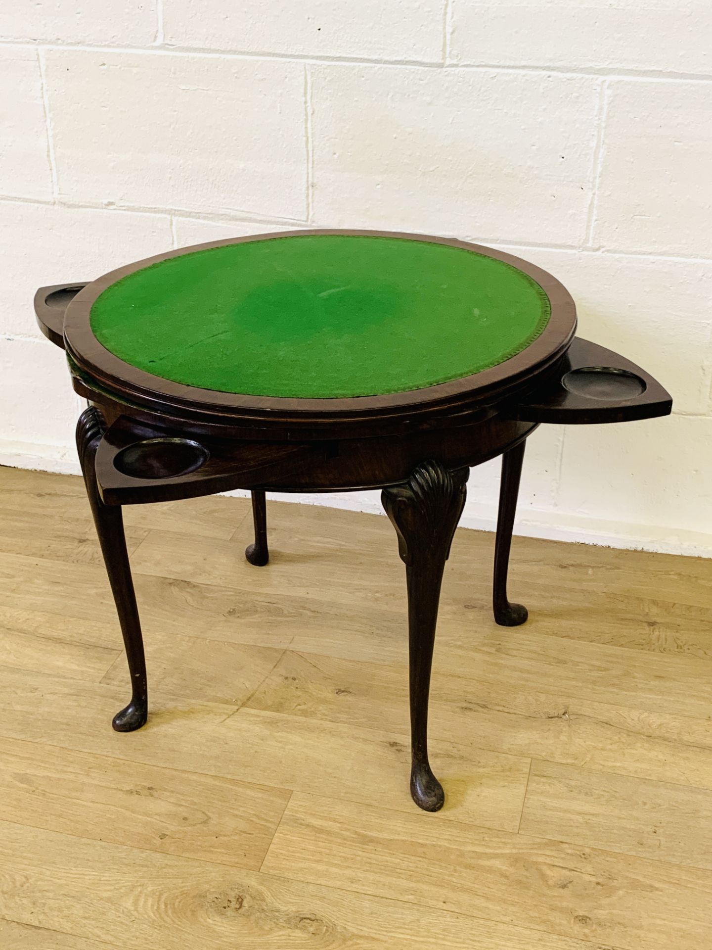 Mahogany games table - Image 5 of 6