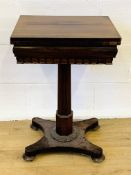 Rosewood games table