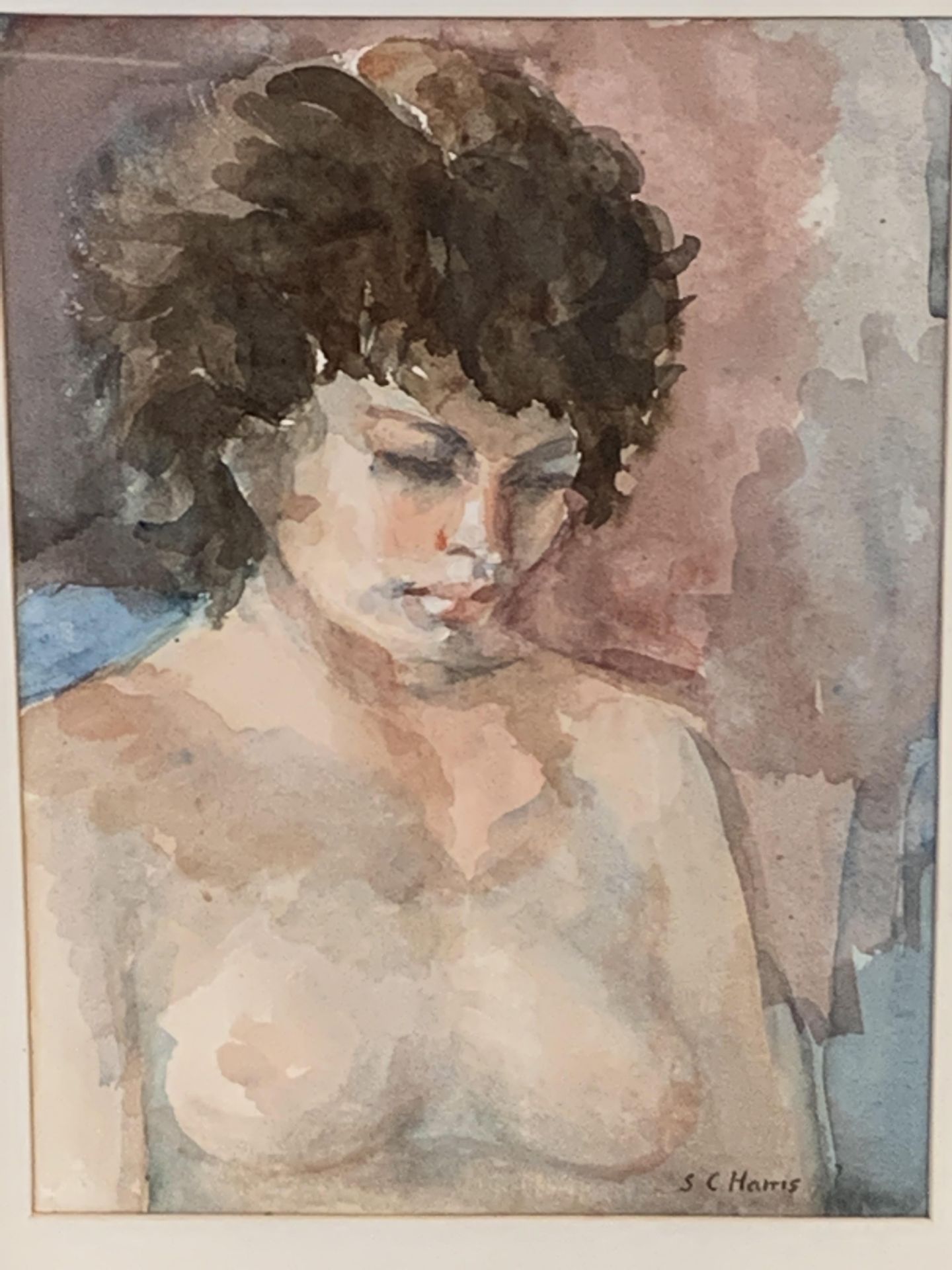 Suzanne C. Harris, signed watercolour - Image 3 of 4