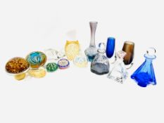 Collection of art glass and paperweights