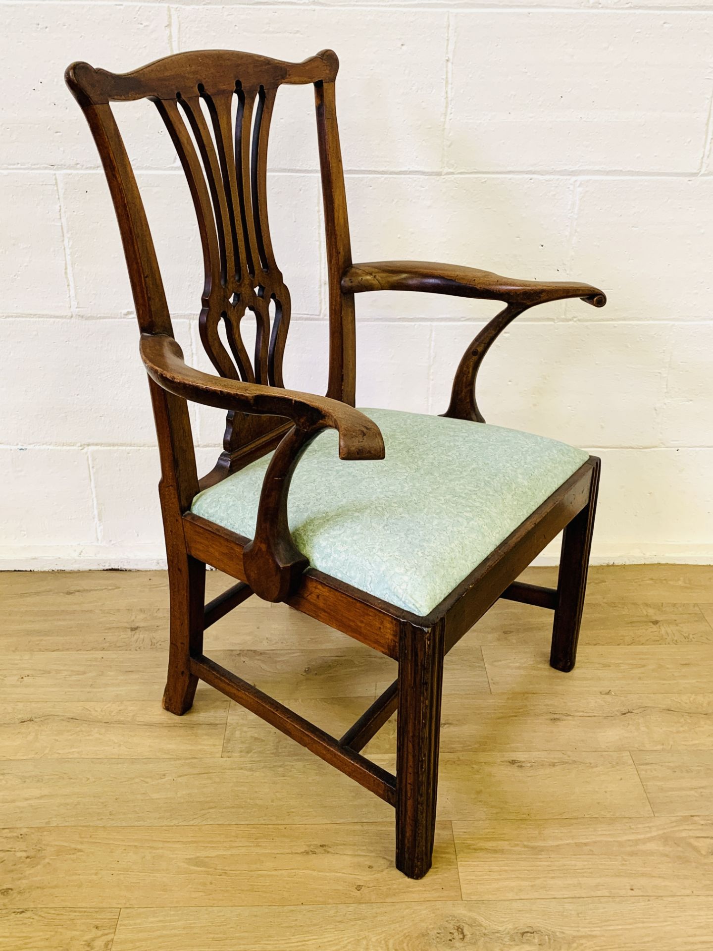 Five mahogany dining chairs - Image 5 of 7
